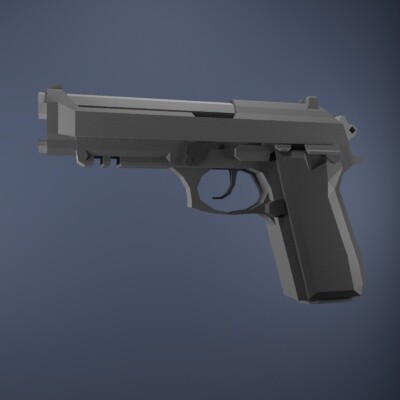 ArtStation - Low Poly Taurus PT92