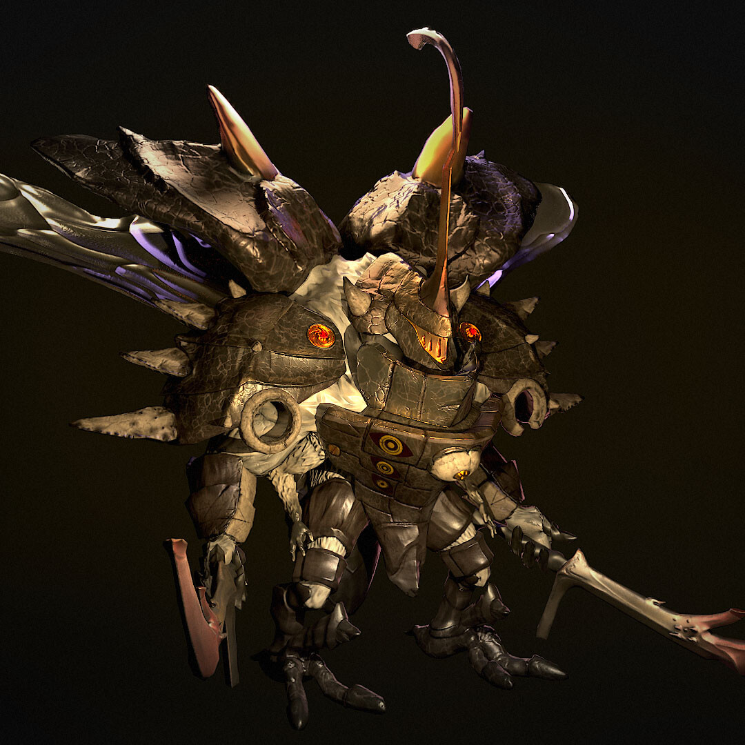 ArtStation - Insectoid Knight