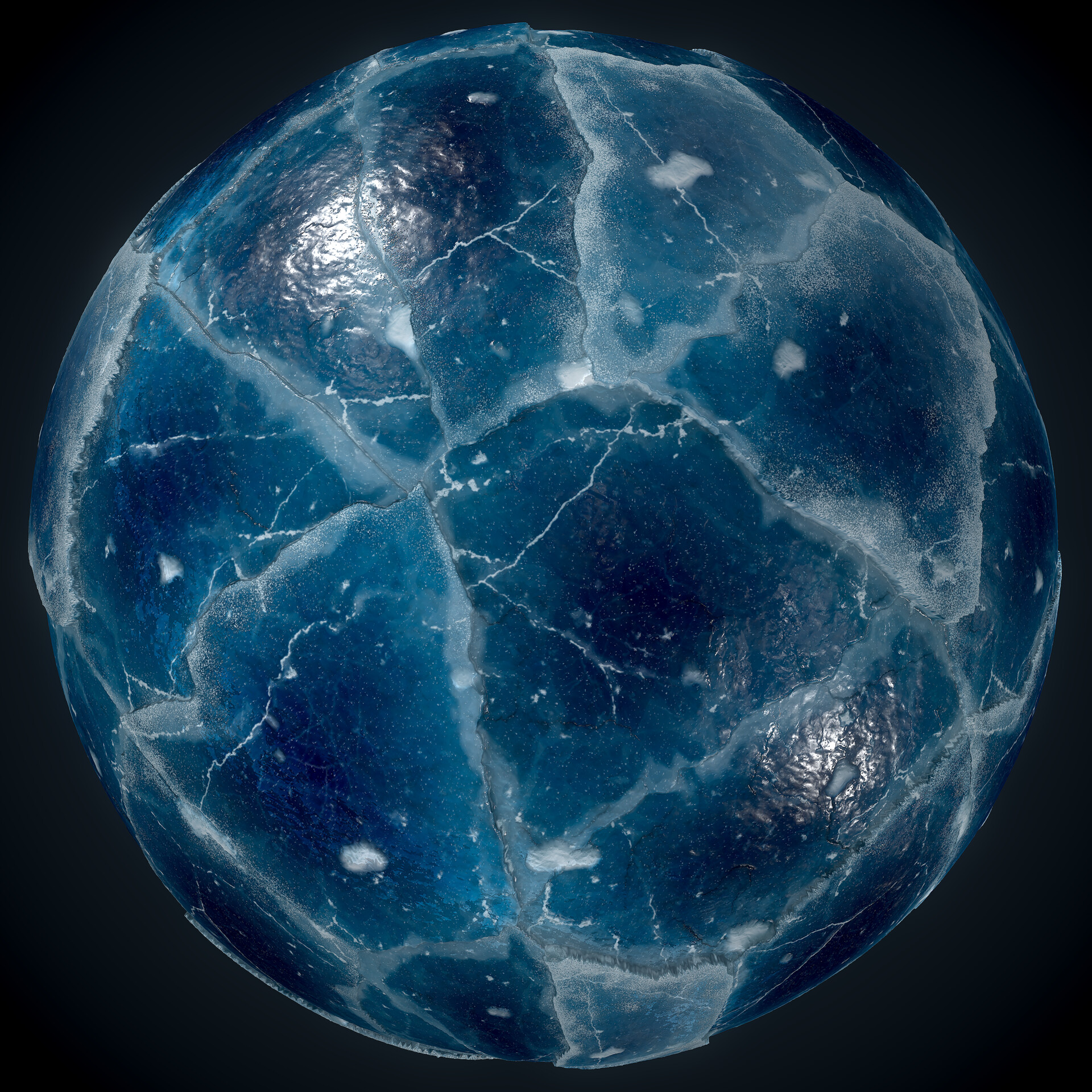 ArtStation - Cracked Ice - Substance Designer