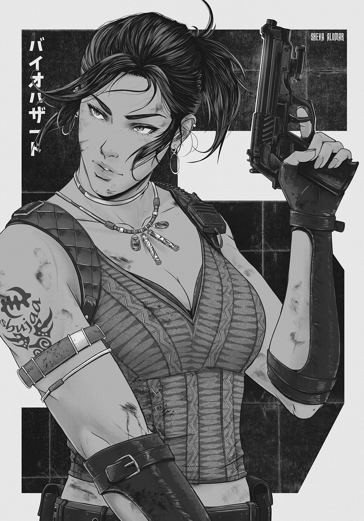 ArtStation Sheva Alomar Resident evil 5