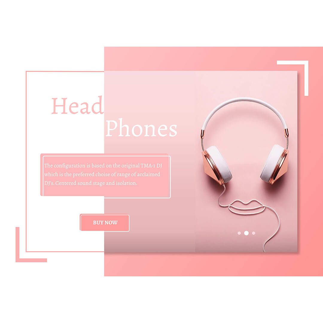 ArtStation - UI/UX Design#HeadPhones Wireframe Design by : Swetha N