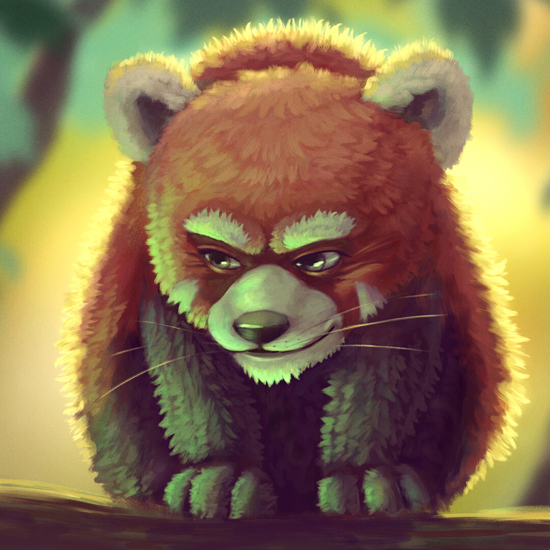 ArtStation - Red Panda Invader