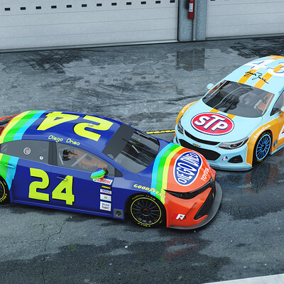 ArtStation - Stockcar Brasil 2023 - Chevrolet and Toyota Lines