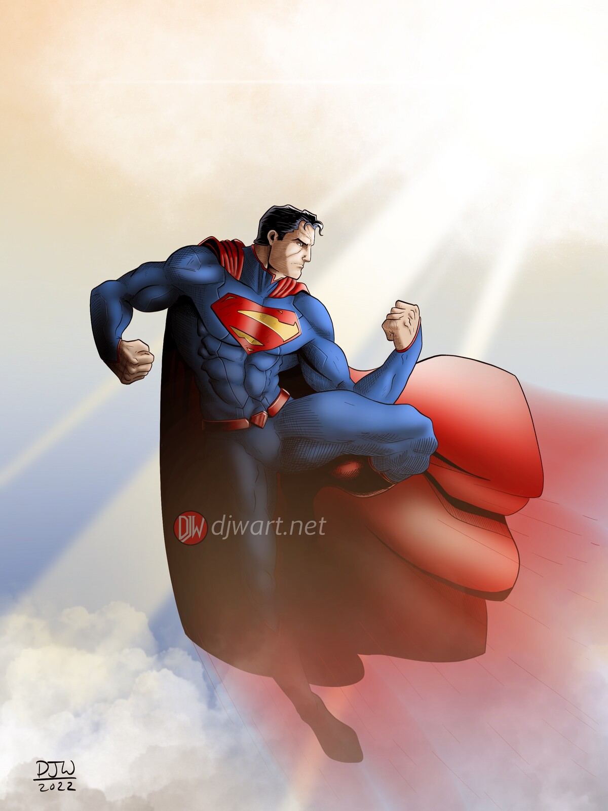 Superman Comic Book Cover Concept