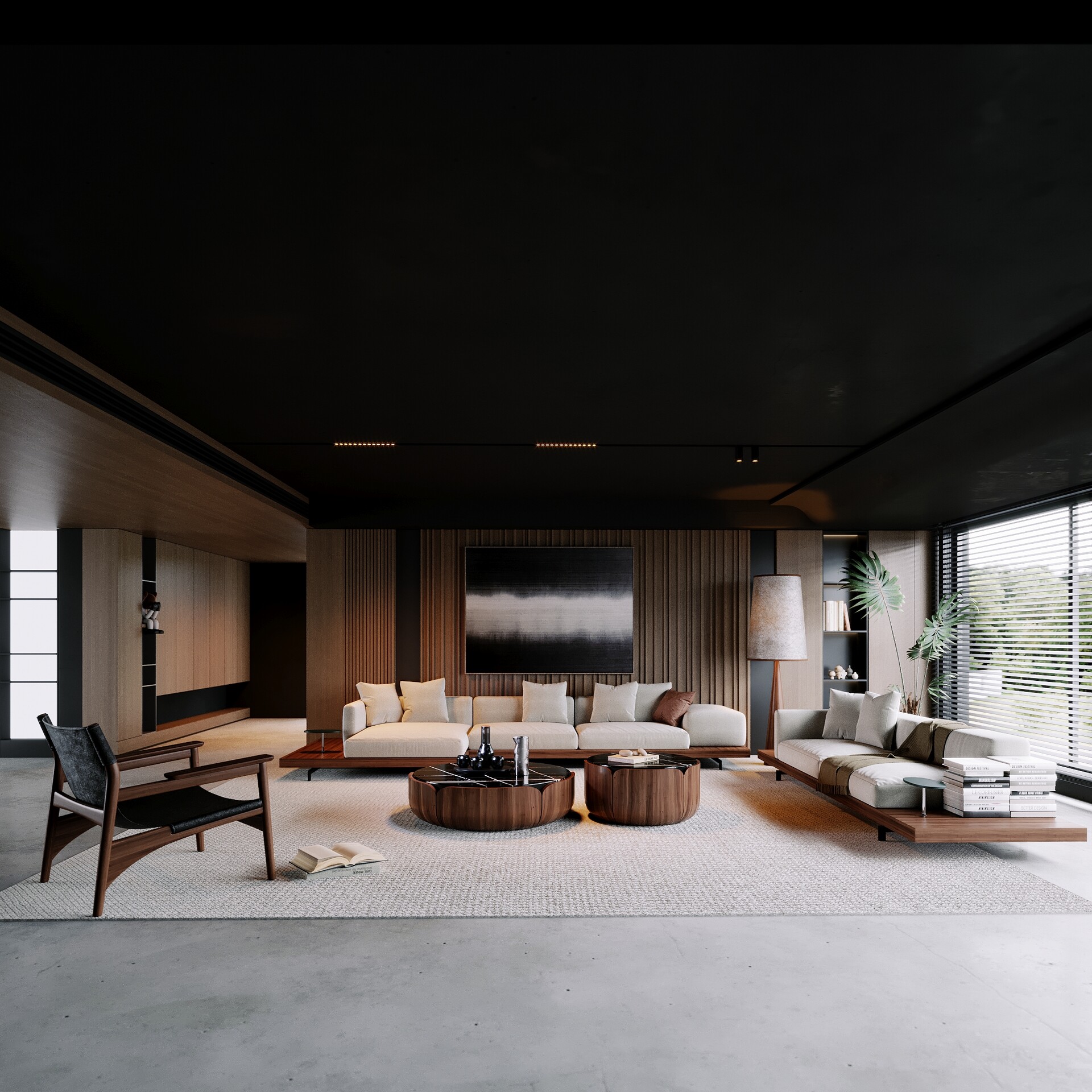Excellent living room 01  ( 3Ds MAX - Blender - Cinema4D - FBX - OBJ )