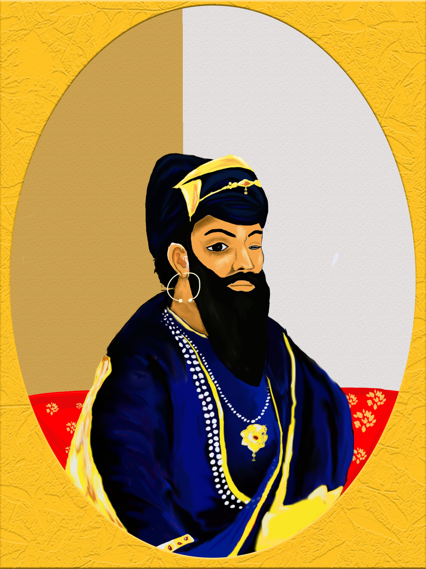 Artstation Maharaj Ranjit Singh Portrait