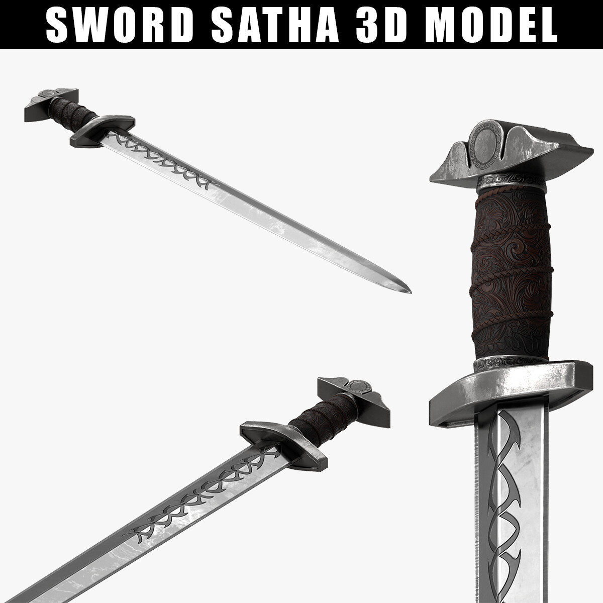 ArtStation - Sword Satha - Viking Weapons