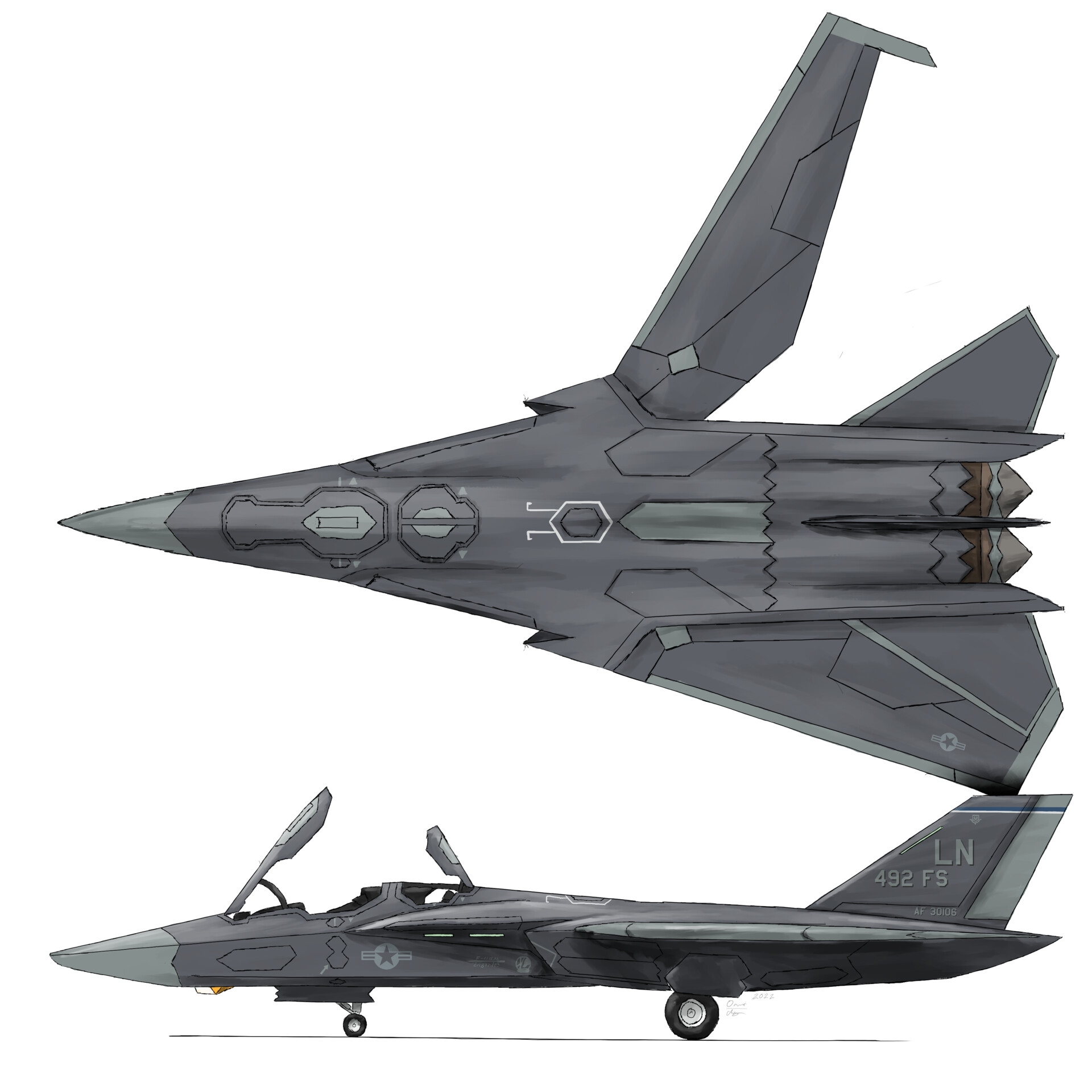 ArtStation - F-111EX EnGarde-Vark