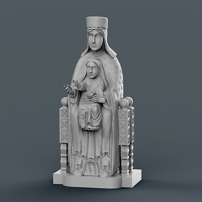 Riproduzione Statua Religiosa Madonna di Tindari