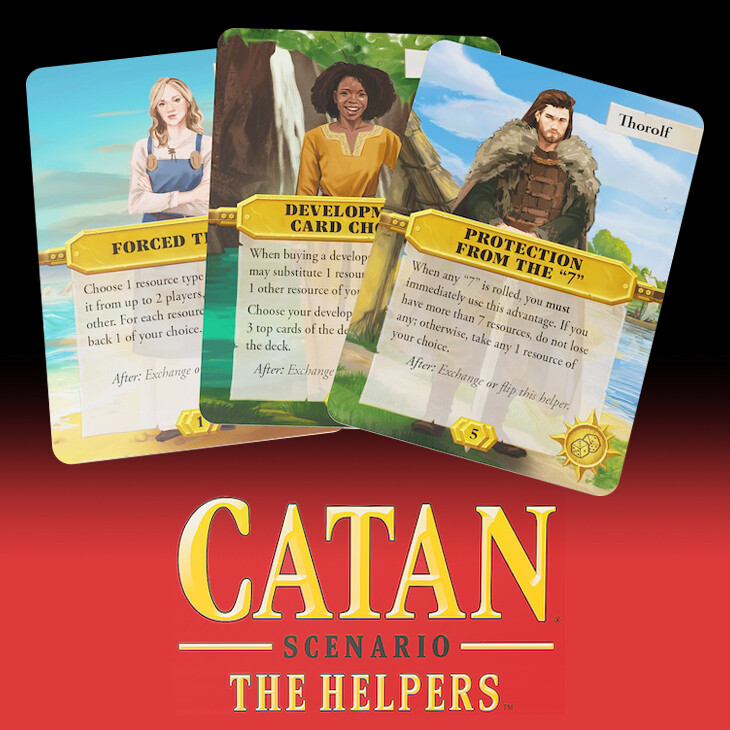 CATAN - The Helpers Card Designs