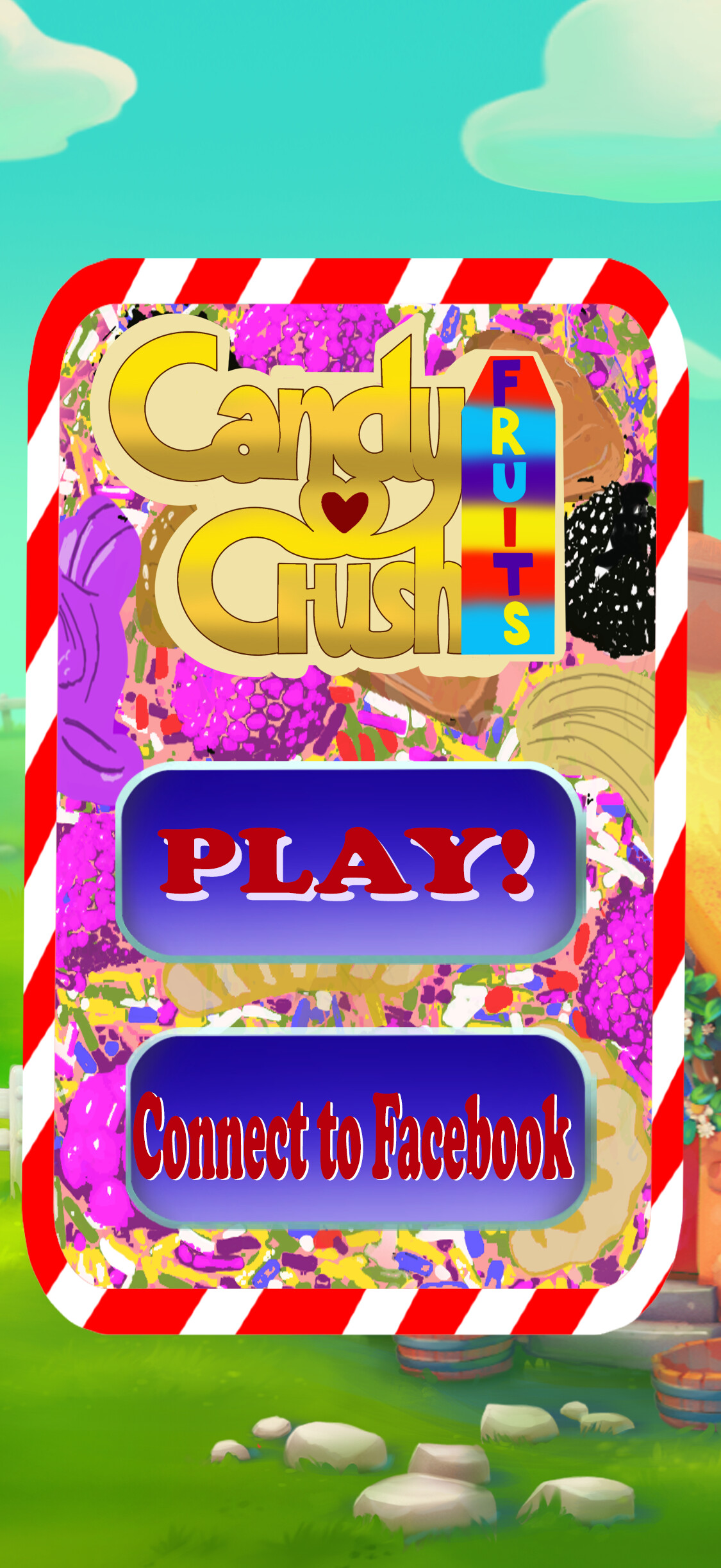 ArtStation Candy Crush Fruits UI Design