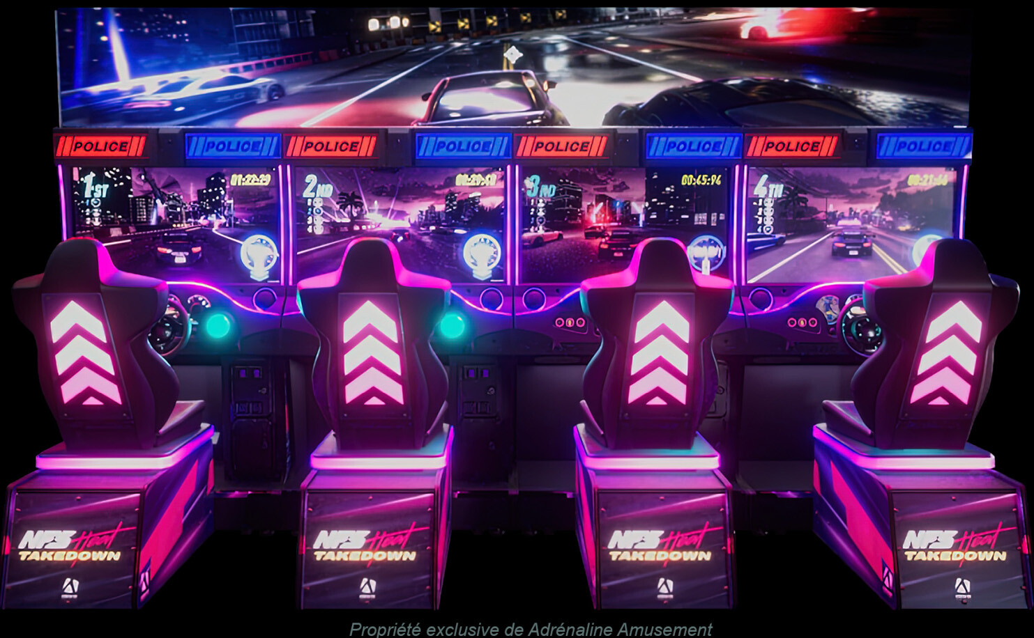 ArtStation - Arcade Cabinet Art ''Need for Speed Heat TakeDown'' Anim ...