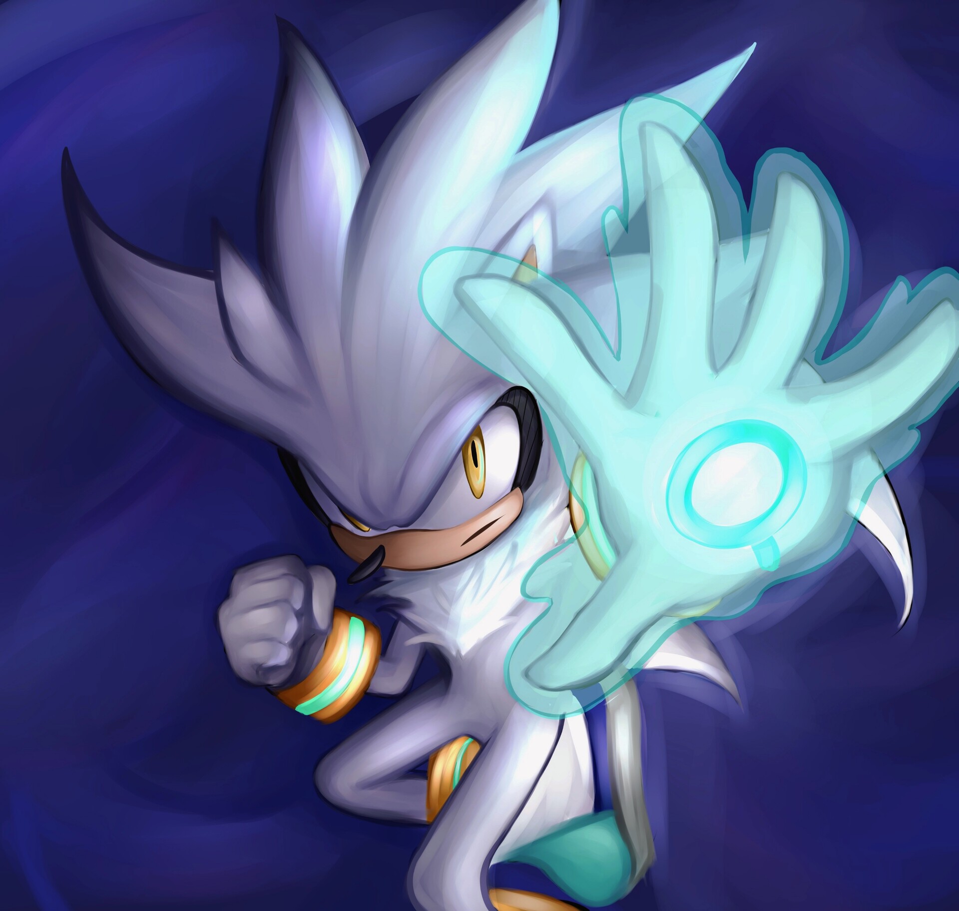 ArtStation - Silver The Hedgehog Artwork