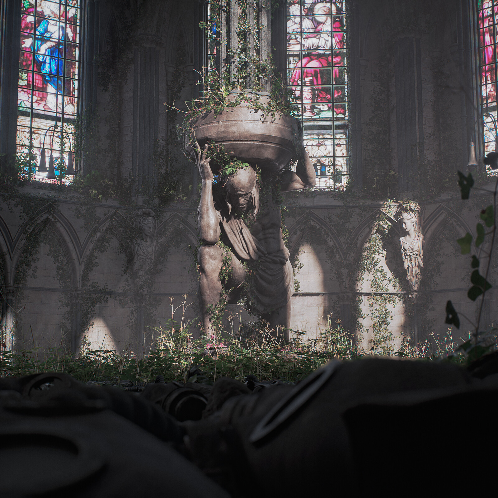 Abandoned Church | The Last of Us Environment Inspired.