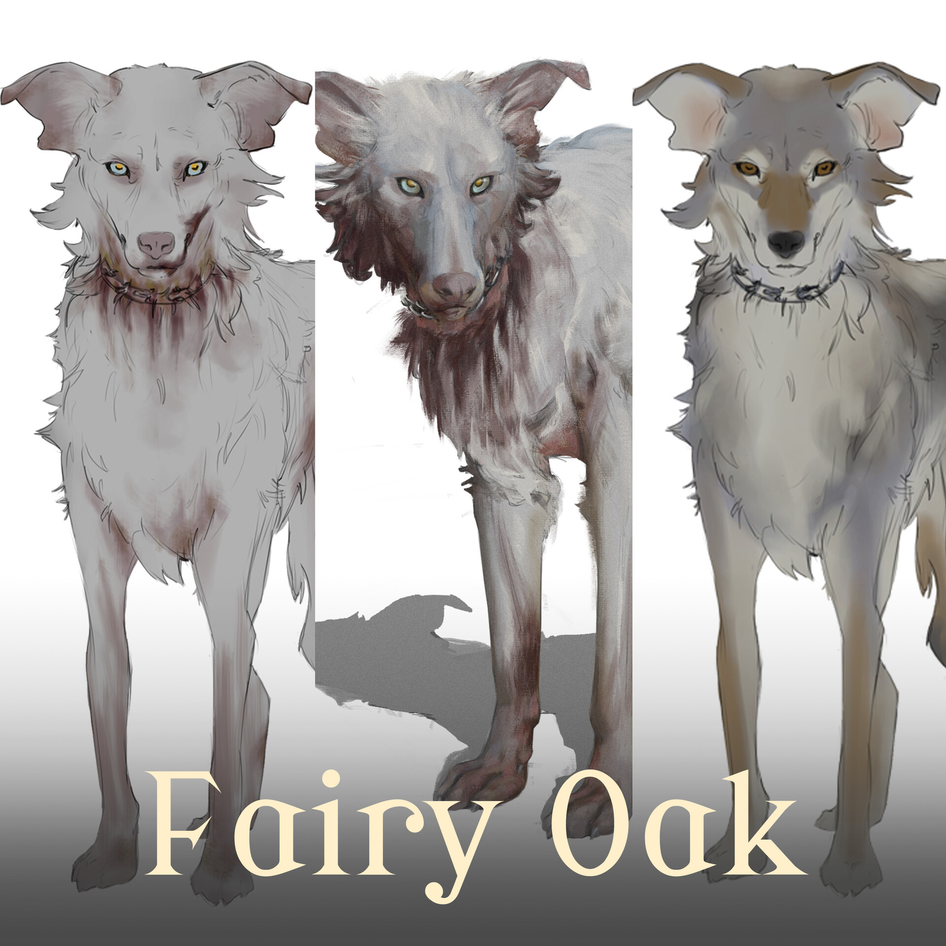 ArtStation - Wolf creature enemy - Fairy Oak project