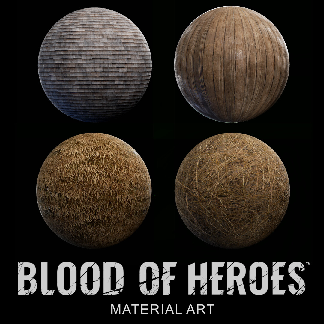 ArtStation - Blood of Heroes: Material Art (UE4)