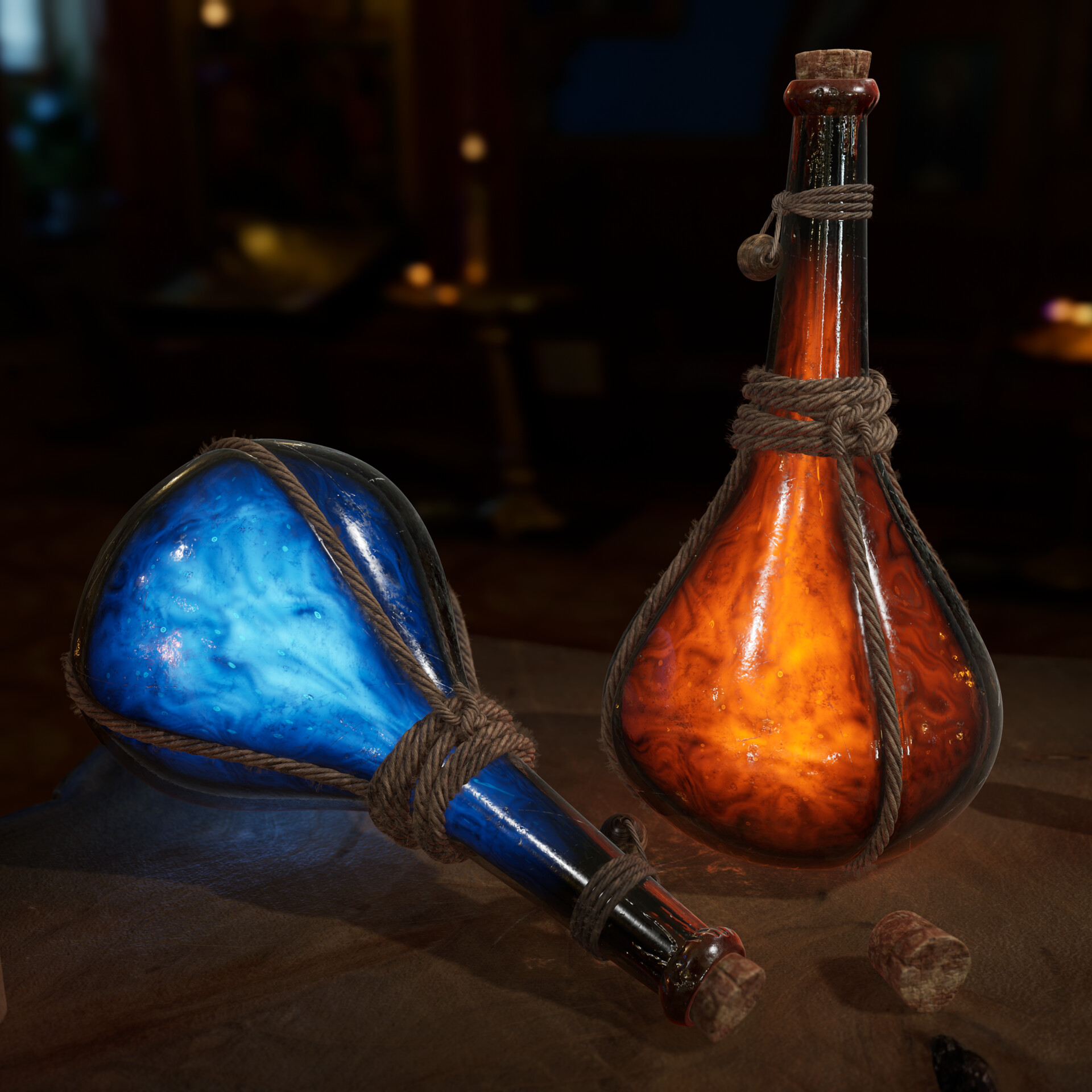 ArtStation - Blender Bottle / Perfect Glass Shader