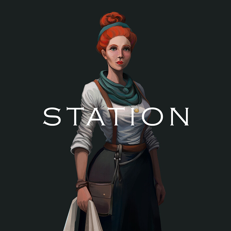 Waitress concept. STATION 