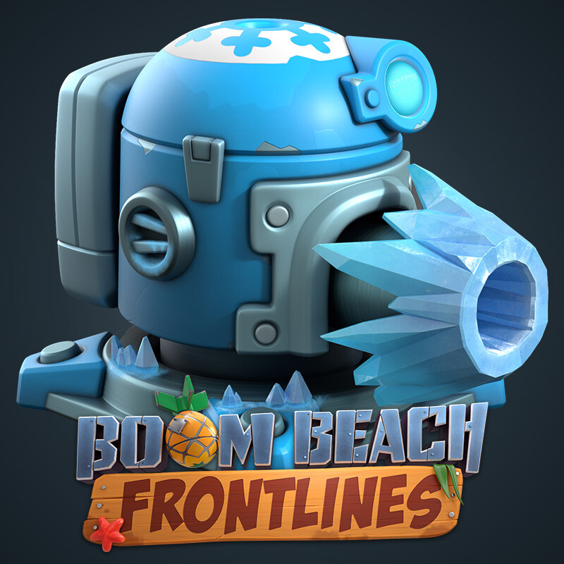 ArtStation - Boom Beach: Frontlines - Ice Cannon 🧊