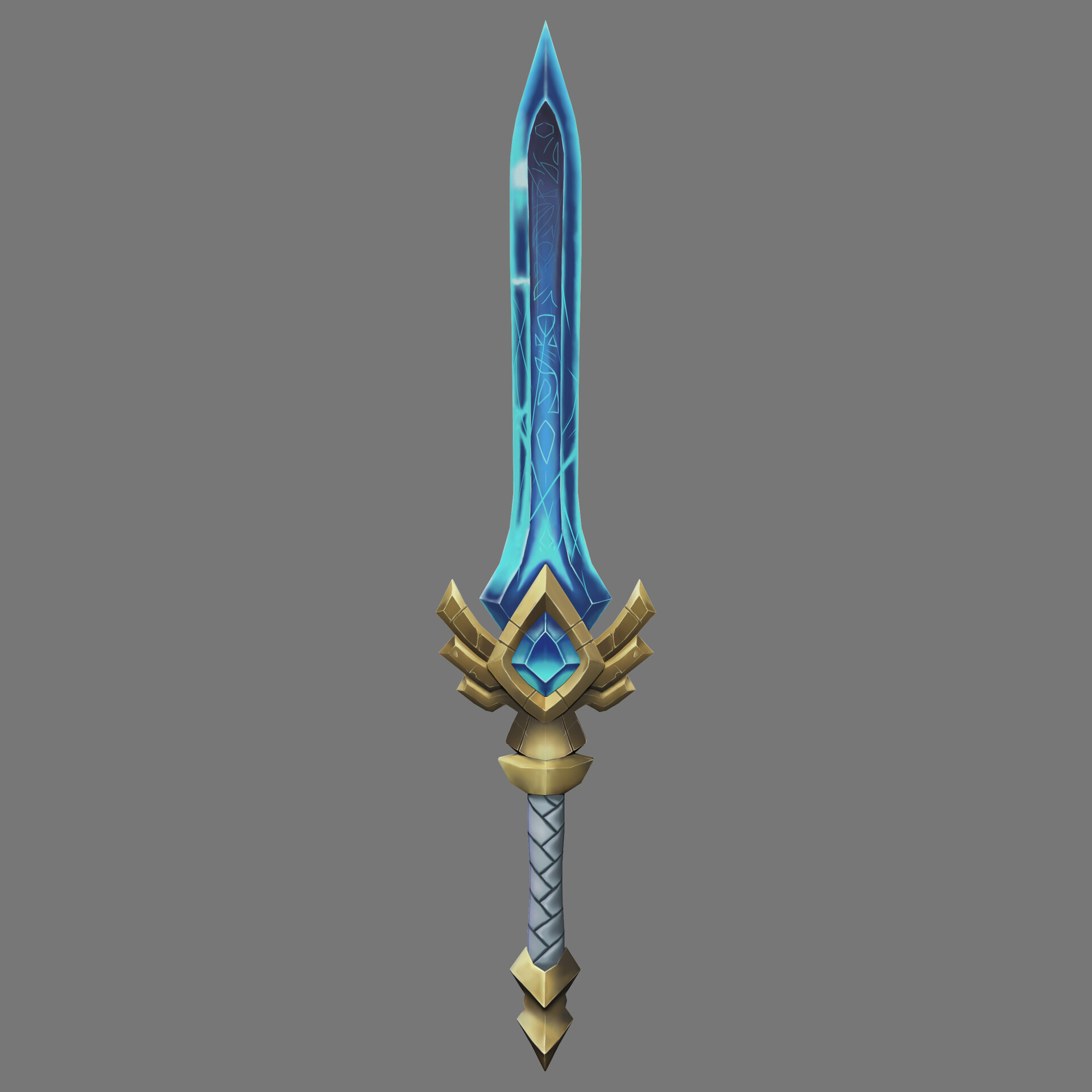 ArtStation - Sword Handpaint - WoW model