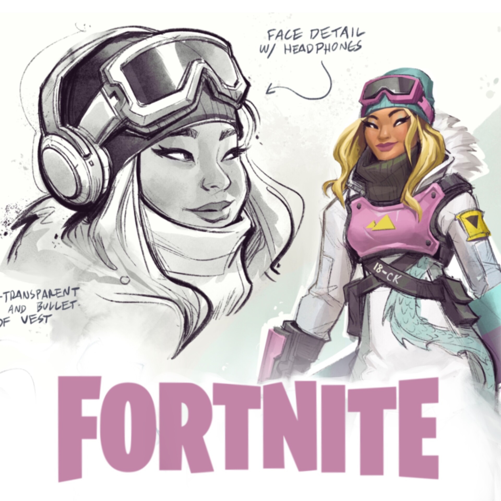 Drew Hill - Chloe Kim Fortnite Skin