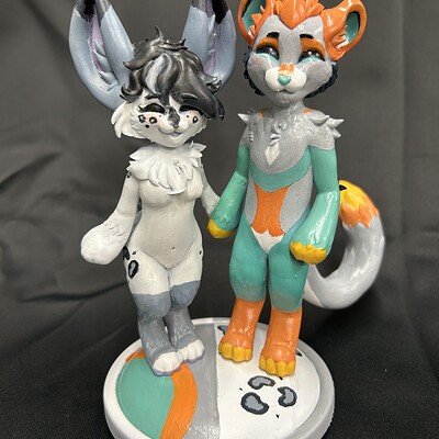 Tolkie and Dax Figurines