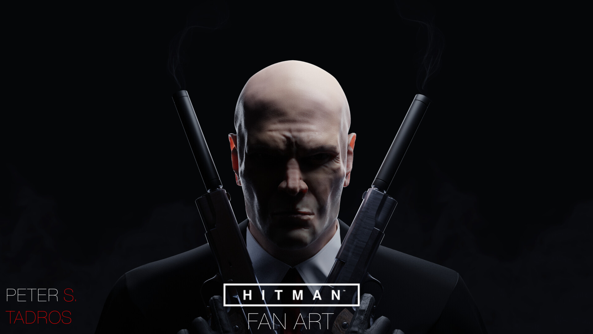 ArtStation - Hitman Agent 47 Fan art