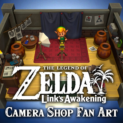 ArtStation - LEGO FanArt - The legend of Zelda: A Link between worlds