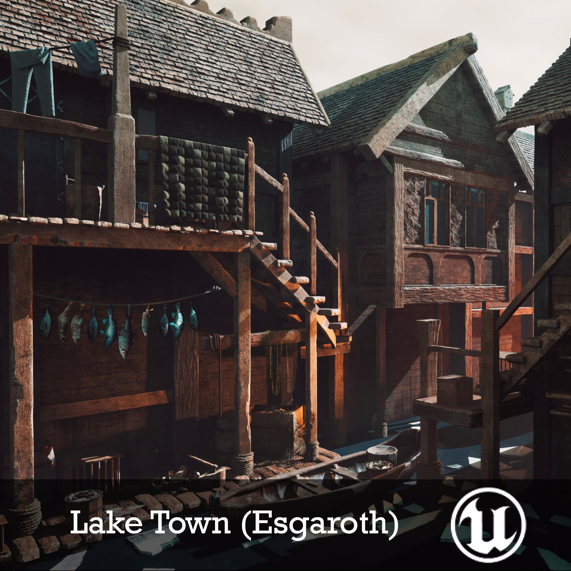 ArtStation Lake Town (Esgaroth)