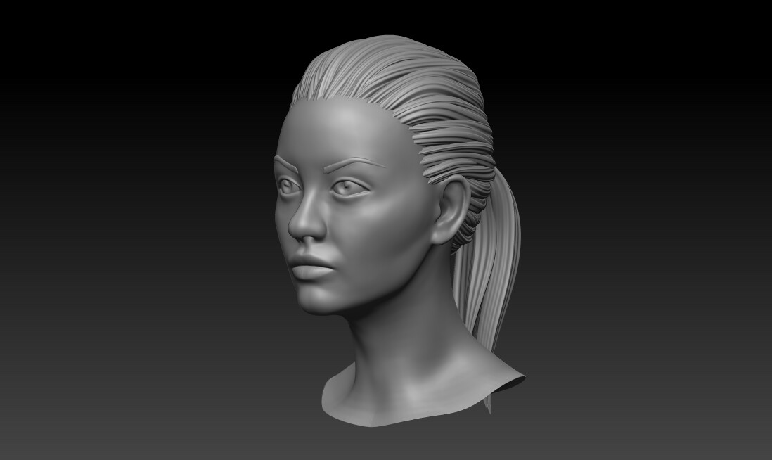 ArtStation - Female Face Anatomy Study