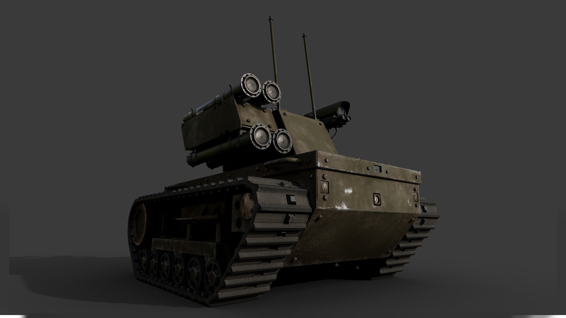 ArtStation PlatformM Military Robot