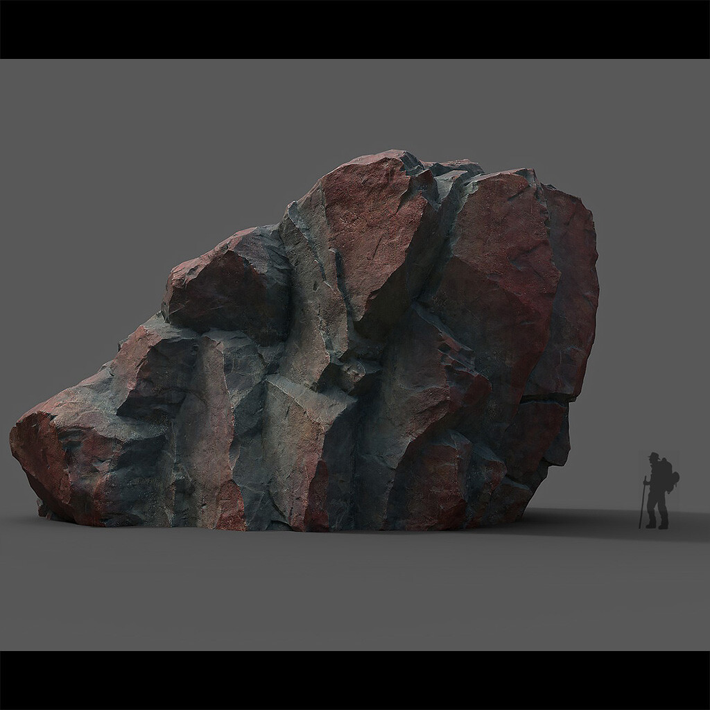 ArtStation - Stylized rock sculpt