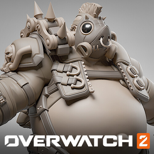 Artstation Overwatch 2 Roadhog Highpoly