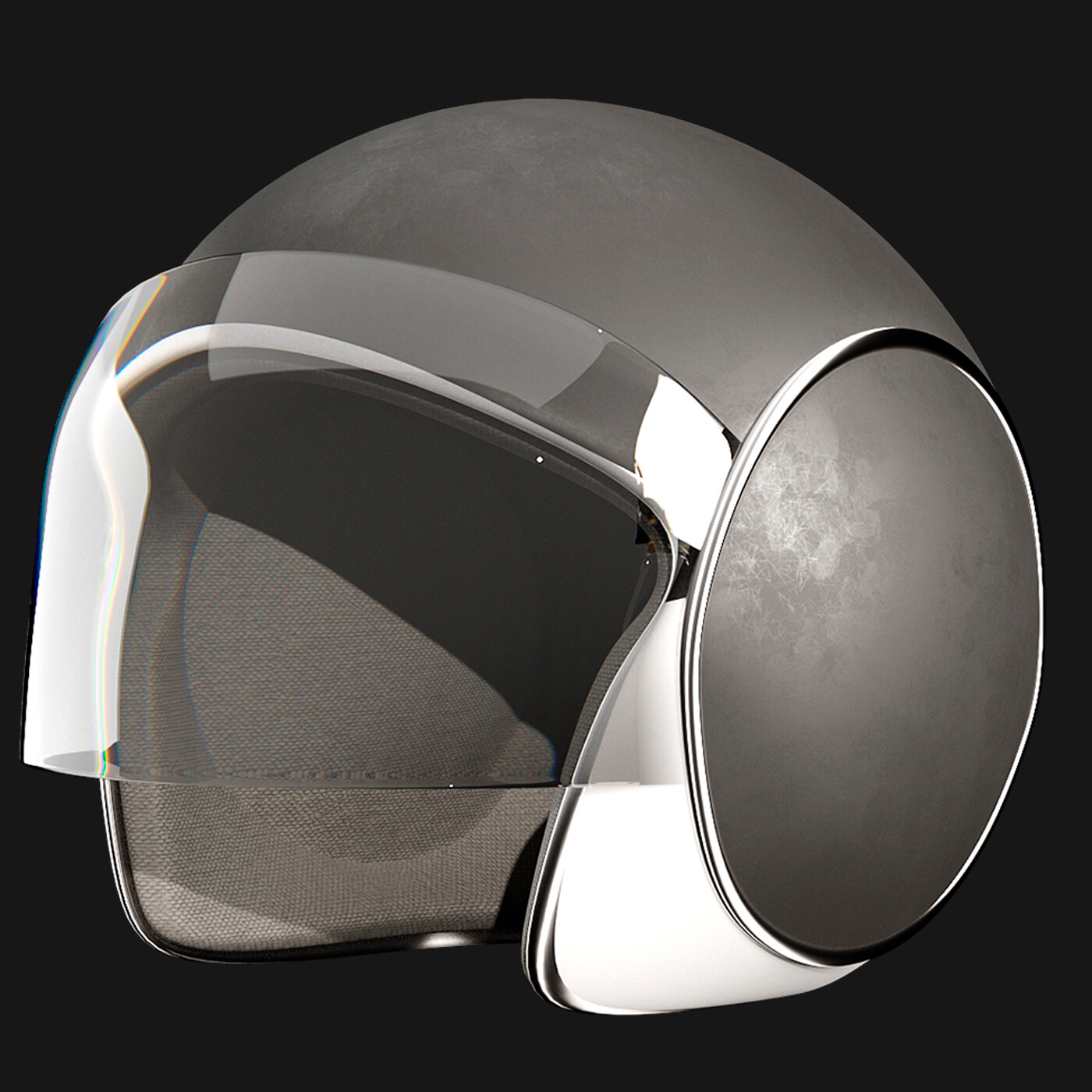 ArtStation - 3D-Model of the Motorcycle helmet