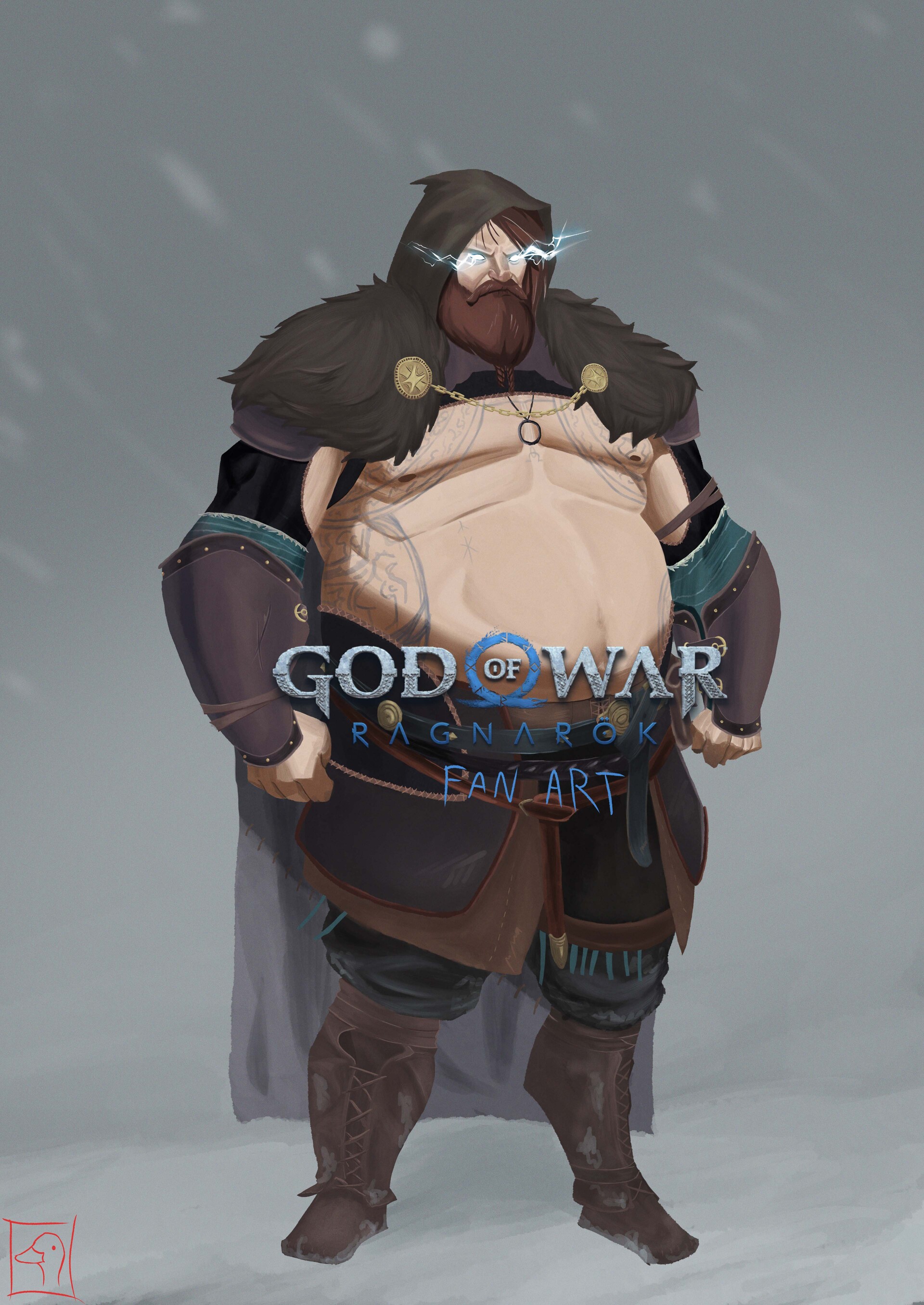 ArtStation - THOR - GOD OF WAR RAGNAROK Fan art