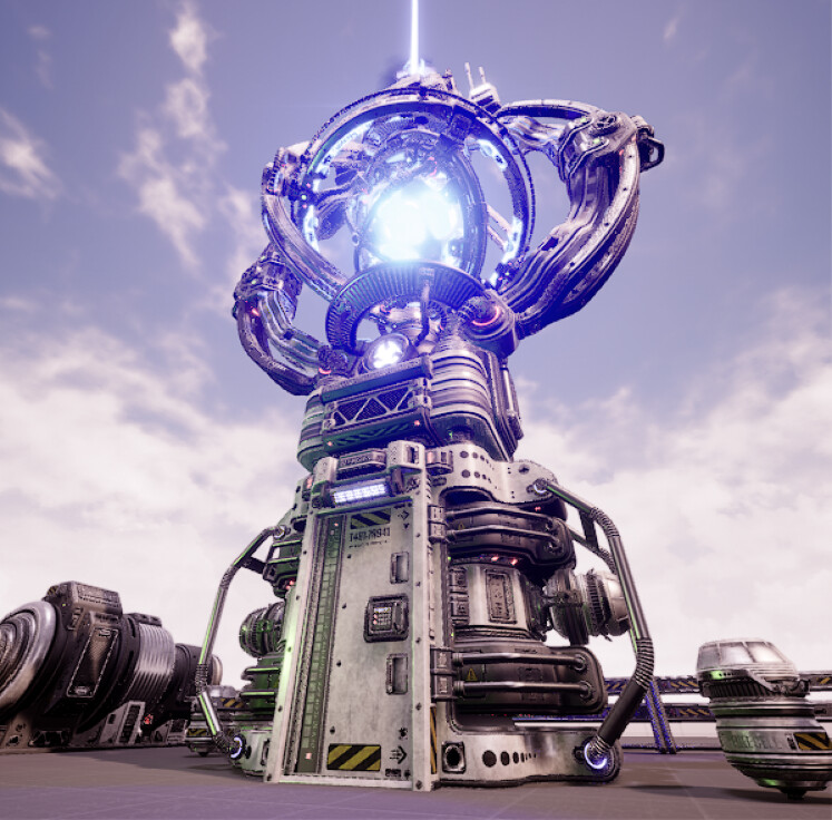 ArtStation - SciFi Beacon