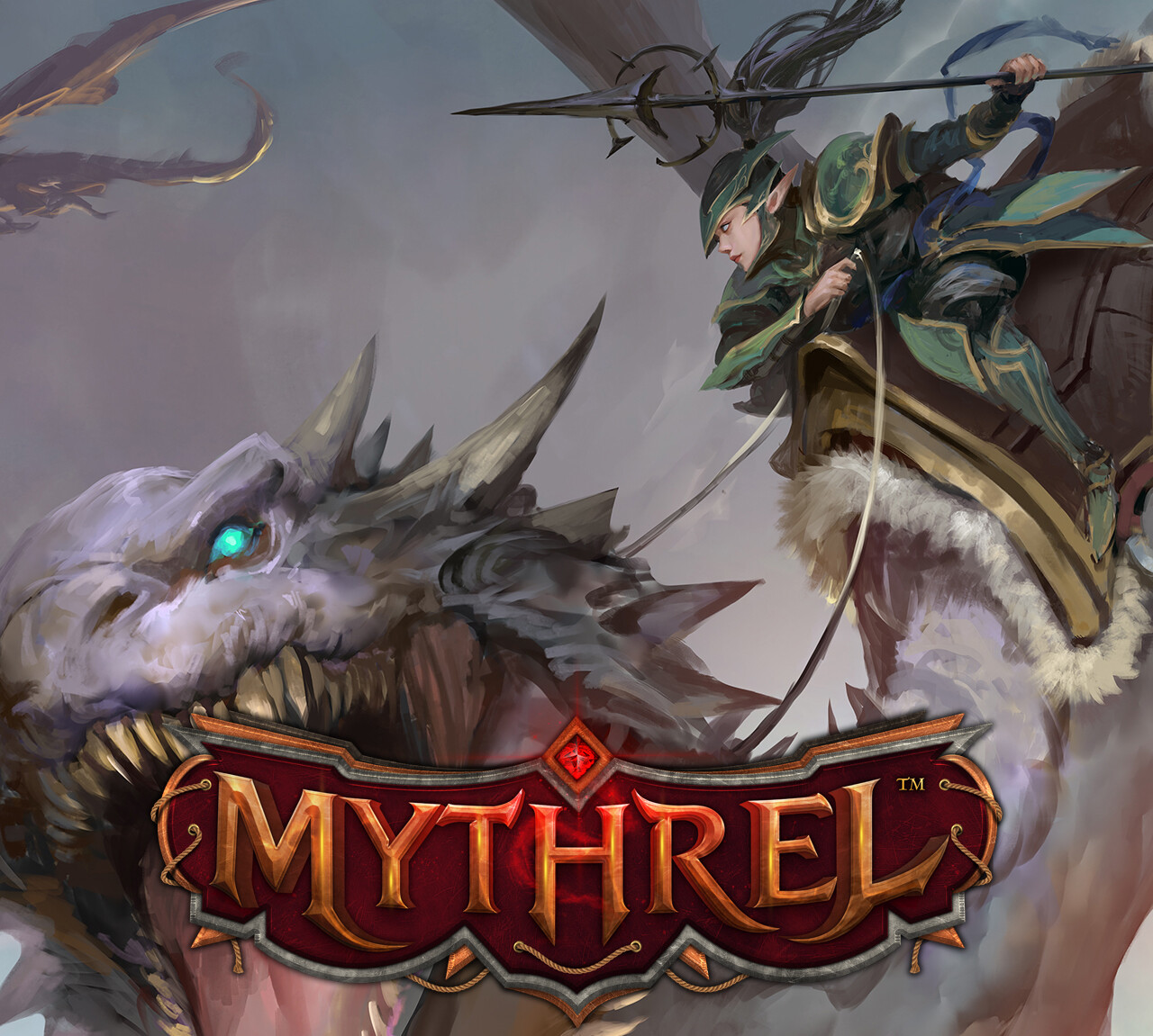 ArtStation - Mythrel TCG: Elven Dragon Rider