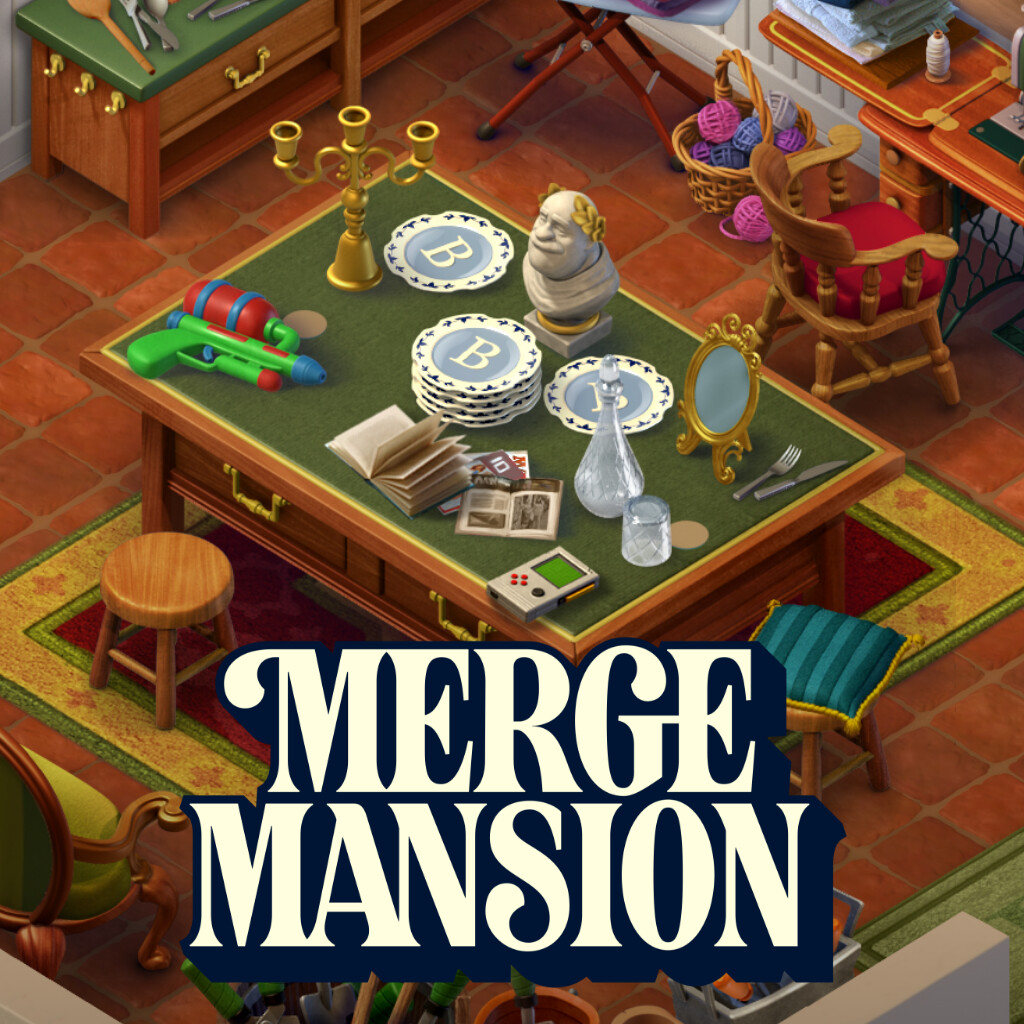 ArtStation Merge Mansion Butler's Maintenance Room