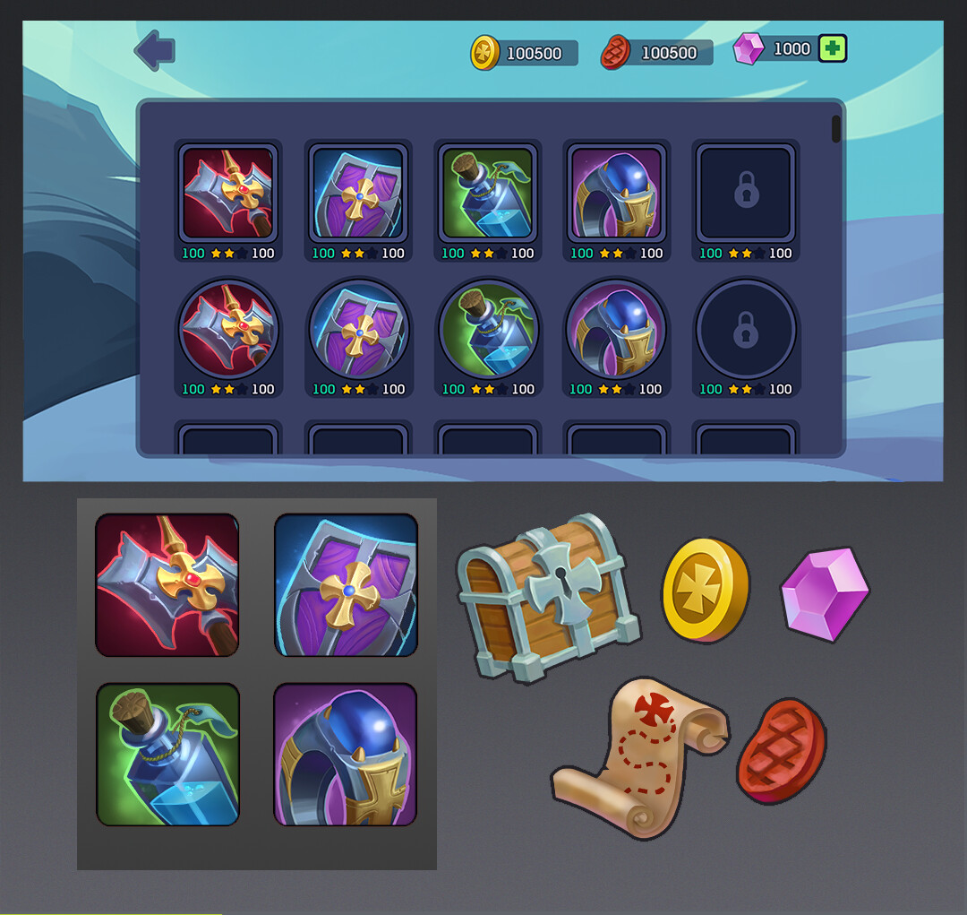 ArtStation - Icons for UI