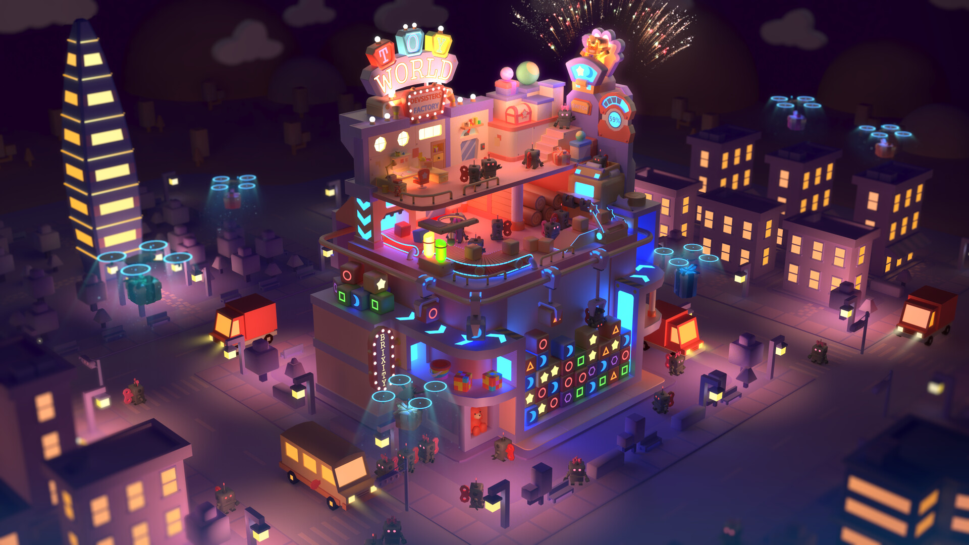 ArtStation - Toy Factory [LowModelling_Portfolio]