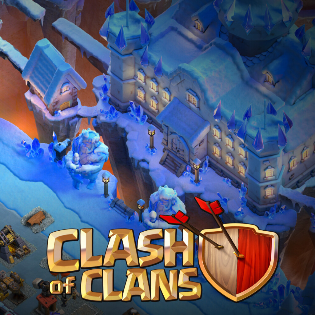 ArtStation - Clash of Clans : Winter Background