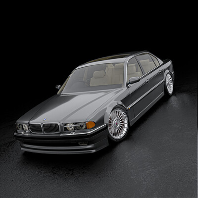 ArtStation - BMW E38 7-Series Modernized