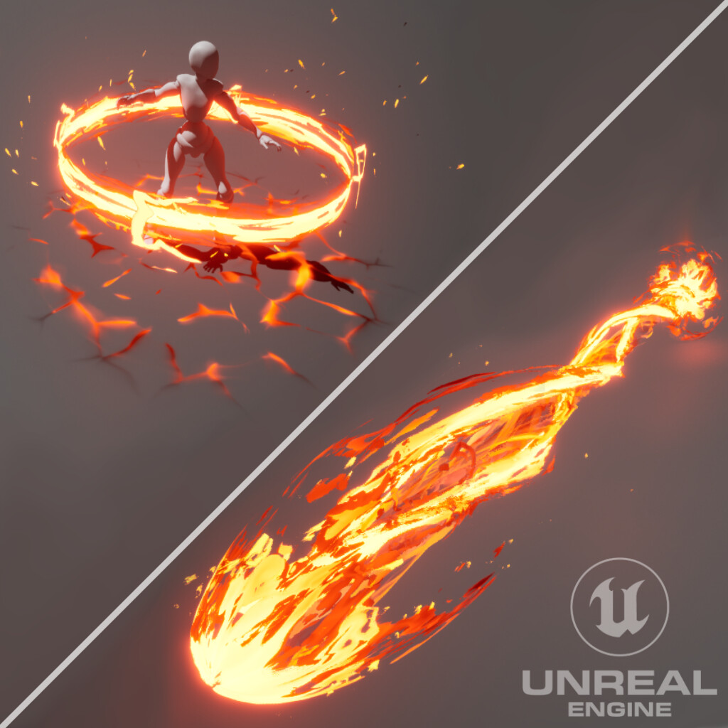 ArtStation - Fire Shader in Spells Study VFX