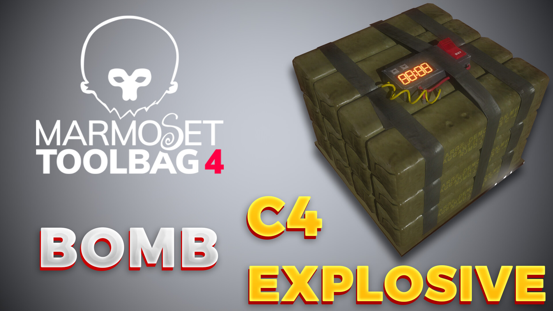 ArtStation - C4 Explosive / C4 Bomb