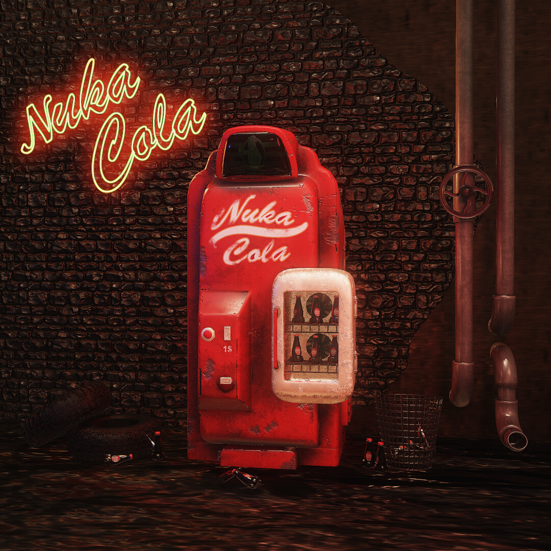 Artstation Fallout 4 Nuka Cola Machine