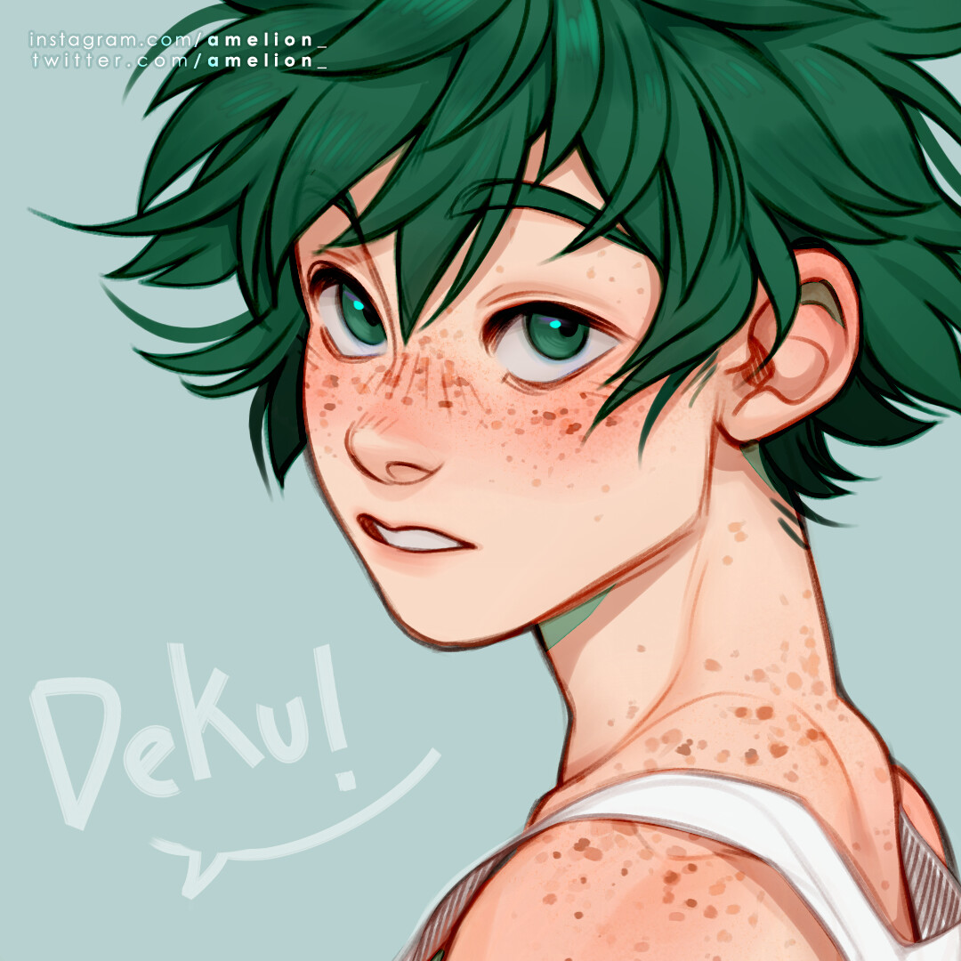 Artstation Midoriya Izuku Deku 