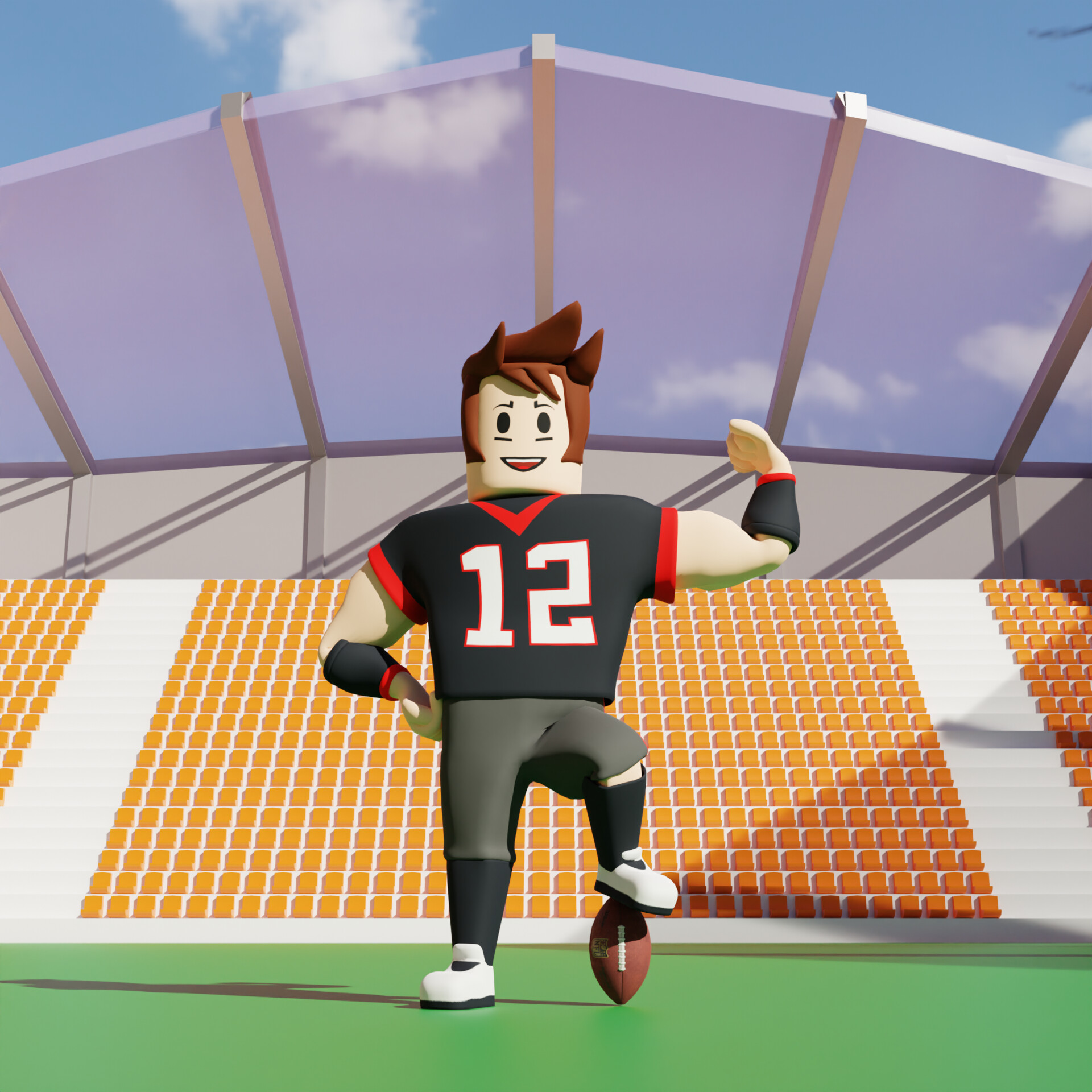 ArtStation - The Football Player