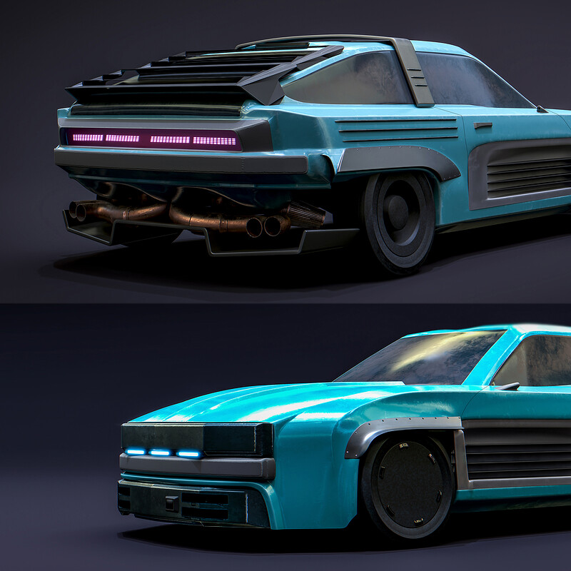 Cyberpunk Concept Car