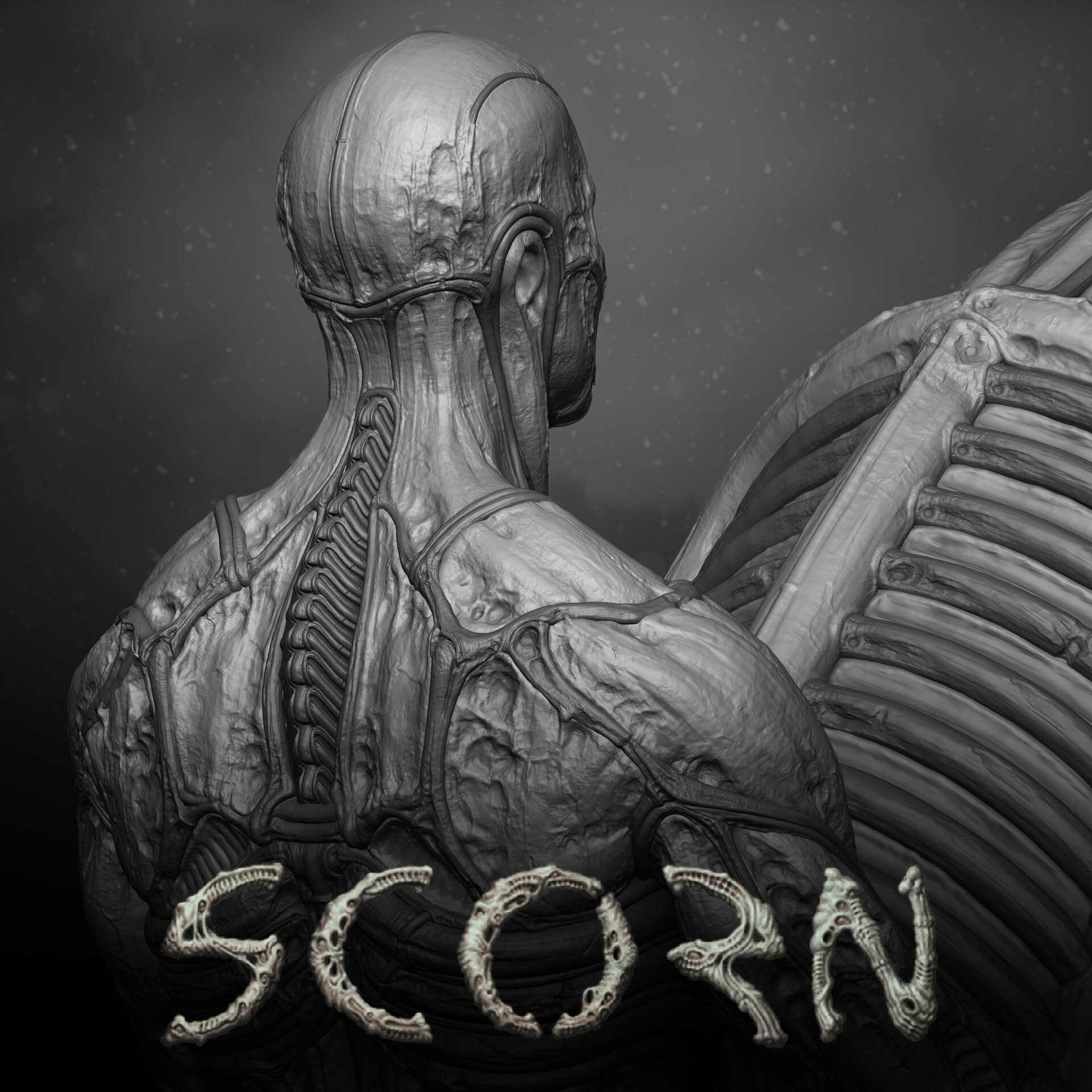 Artstation Scorn Sculpture