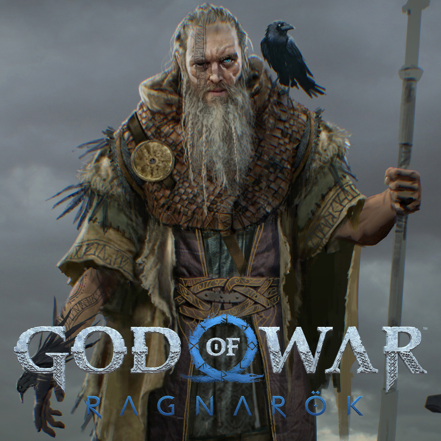 High-Poly Odin Model Inspired by God of War Ragnarök